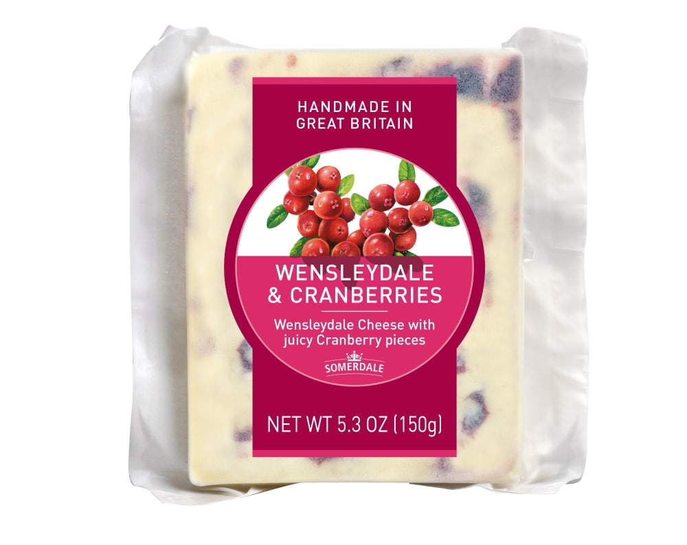 Somerdale Cheese Somerdale Wensleydale With Cranberries