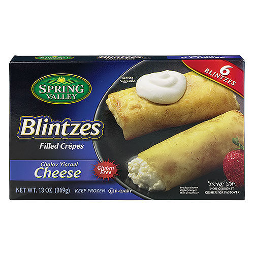 Spring Valley Blintzes, Filled Crepes, Cheese