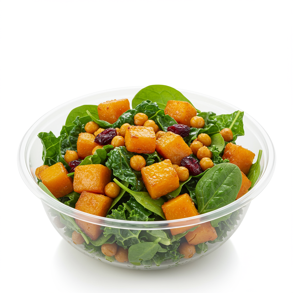 squash kale salad