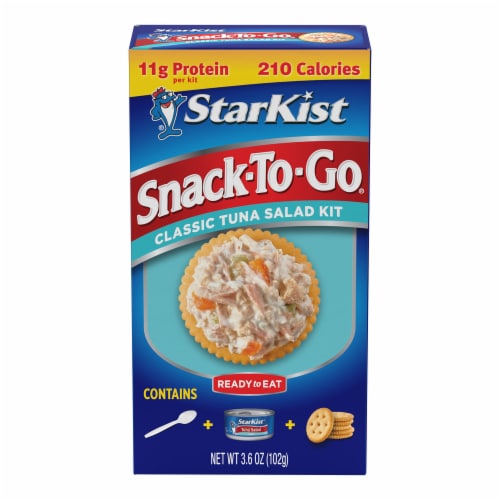 StarKist Snack-to-Go Ready-to-Eat Original Deli Style Tuna Salad Kit with Crackers