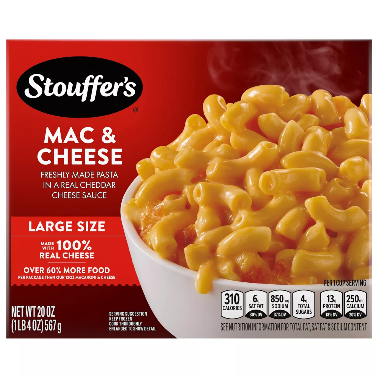 Stouffer's Large Size Macaroni & Cheese Frozen Meal