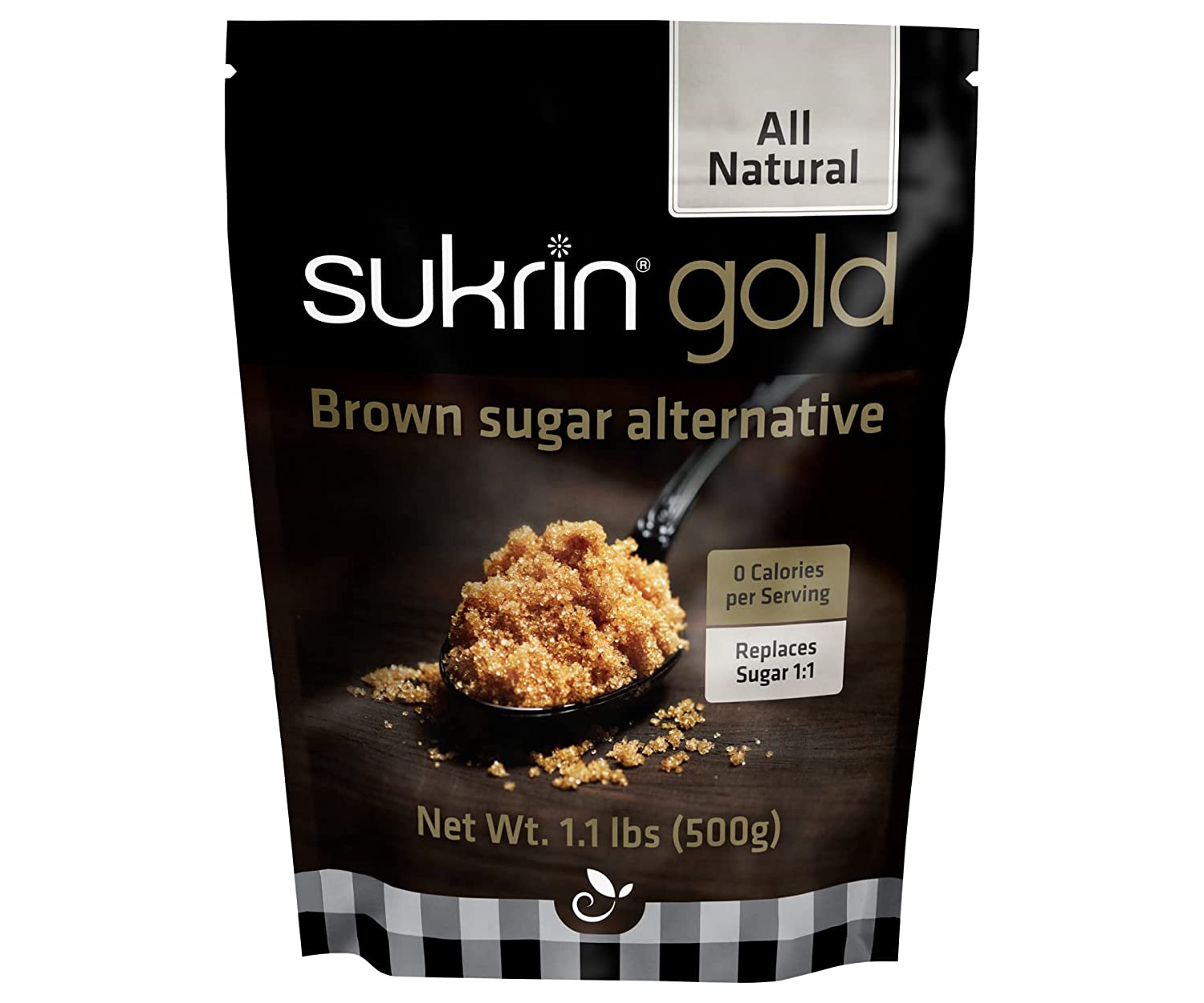 Sukrin Gold - Natural Brown 1:1 Sugar Substitute with Erythritol and Stevia, Zero Calorie Sweetener for Keto and Low Carb Diets, Vegetarian, Baking, Non GMO