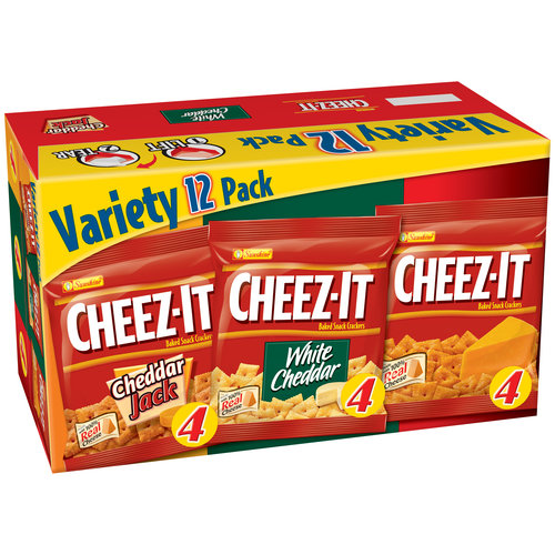 Sunshine Cheezit Baked Cheddar Jack, White Cheddar, & Original Snack