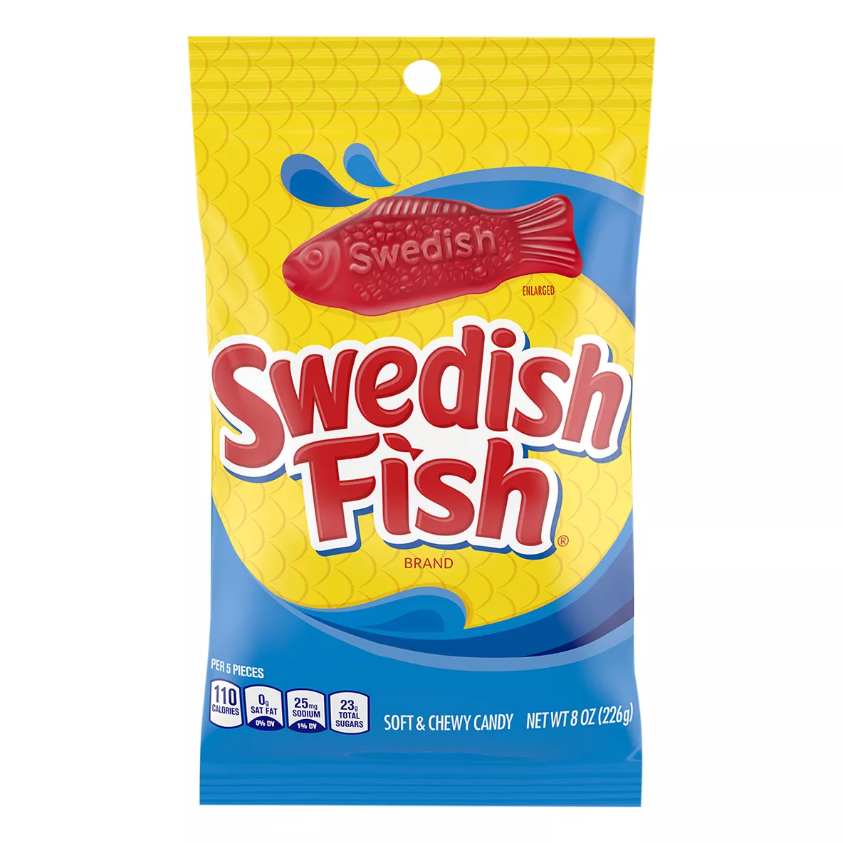 Swedish Fish Fat Free Soft and Chewy Candy