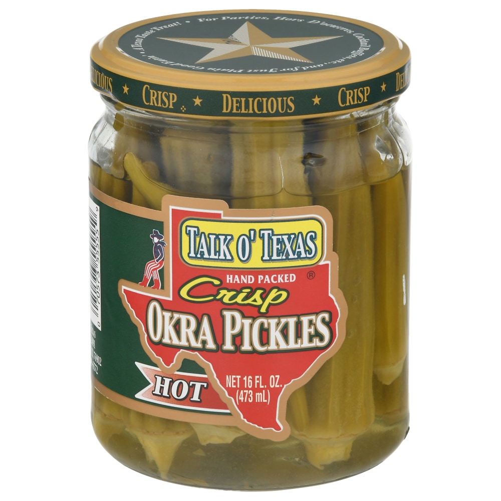 Talk O' Texas® Crisp Hot Okra Pickles