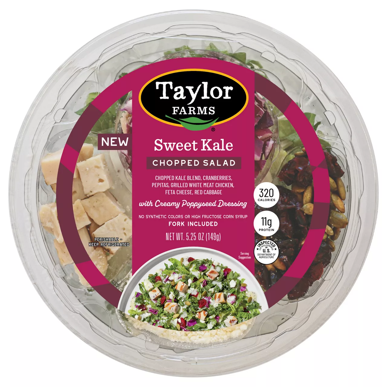 Taylor Farms Sweet Kale Chopped Salad Bowl