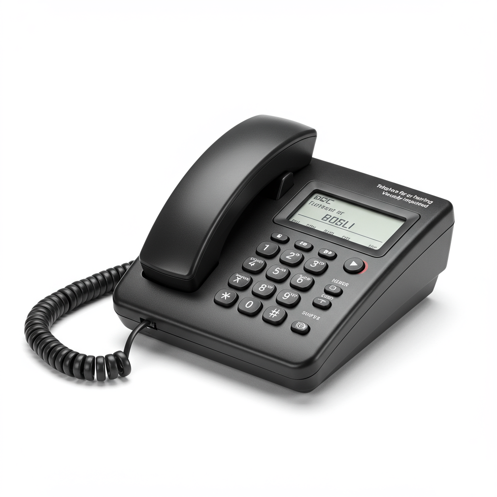 Telephone for Hearing or Visually Impaired