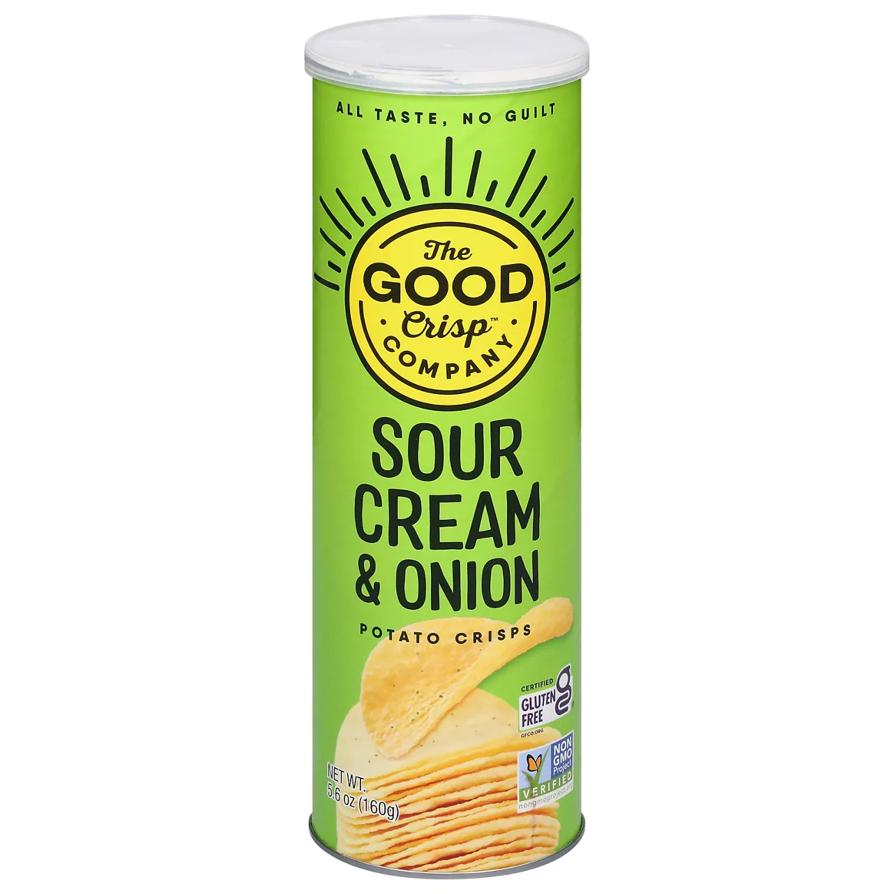 The Good Crisp Company Potato Crisps, Sour Cream & Onion