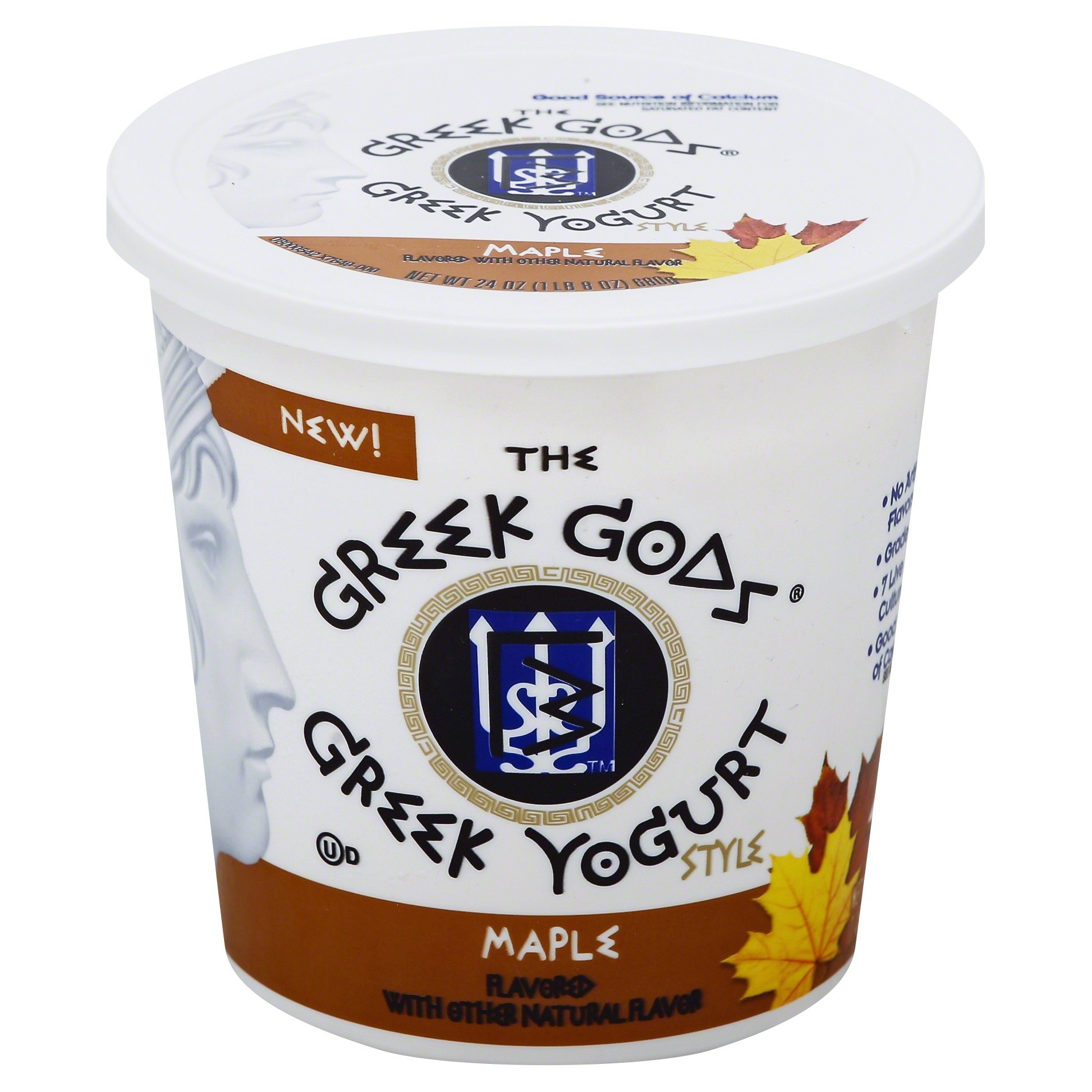 The Greek Gods Yogurt, Maple with Honey Greek Style Yogurt