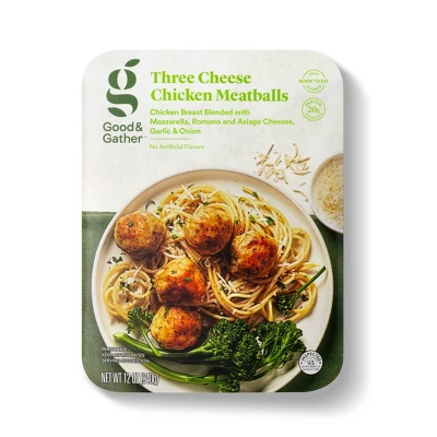 Three Cheese Chicken Meatballs