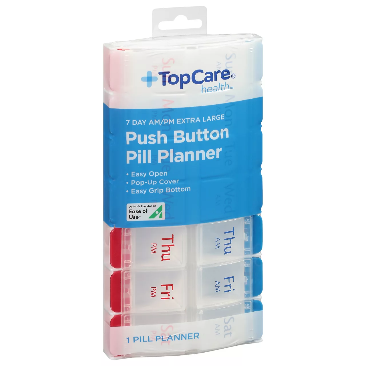 TopCare Health Pill Planner, Push Botton