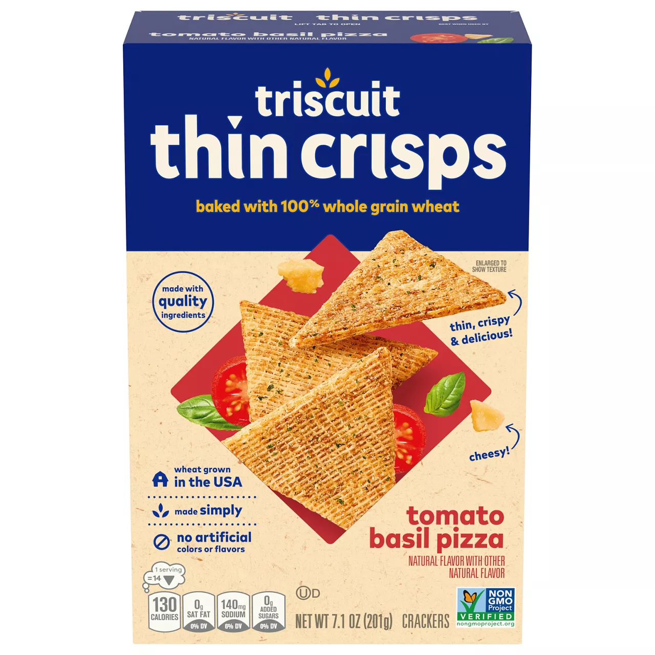 Triscuit Thin Crisps Crackers, Tomato Basil Pizza