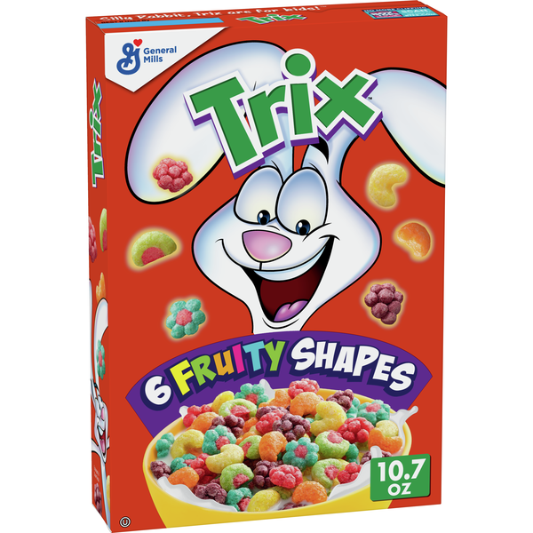 Trix Sweetened Corn Puffs, Fruit Flavored, 6 Fruity Shapes