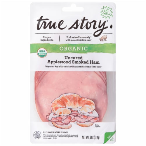True Story® Organic Uncured Applewood Ham