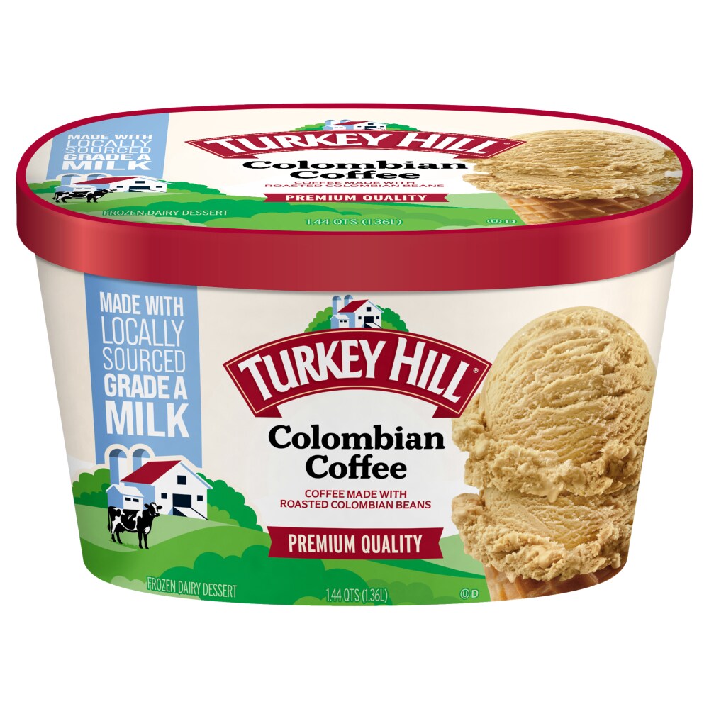 Turkey Hill Ice Cream, Premium, Colombian Coffee