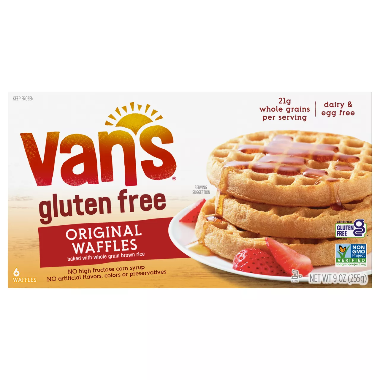 Van's Natural Foods Waffles - Wheat & Gluten Free