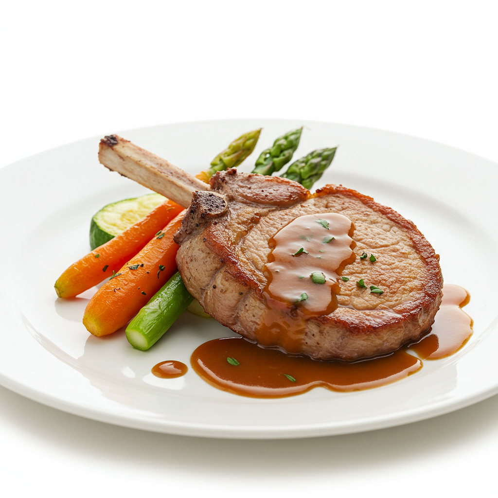 veal chop dish