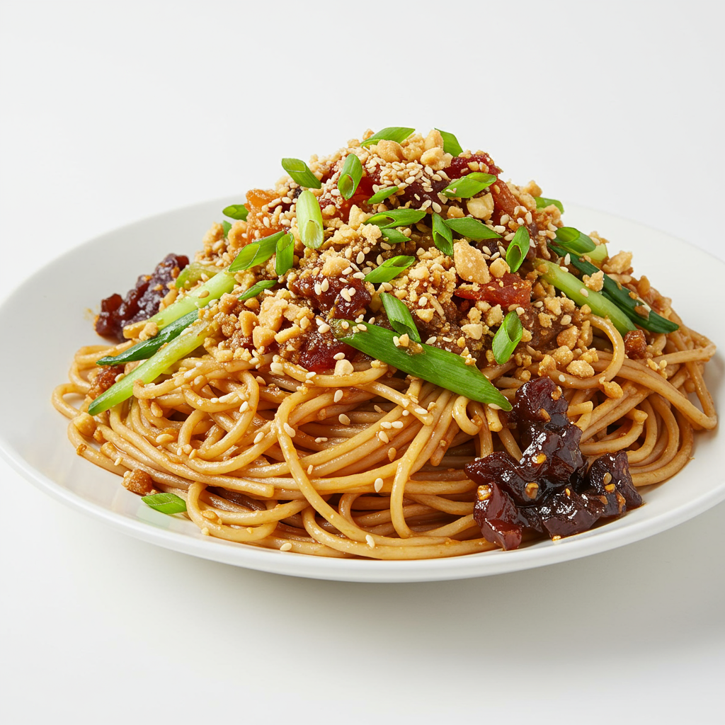 vegan dan dan noodles