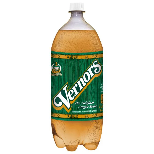 Vernors Caffeine Free Ginger Ale Soda Pop, 2 L, Bottle
