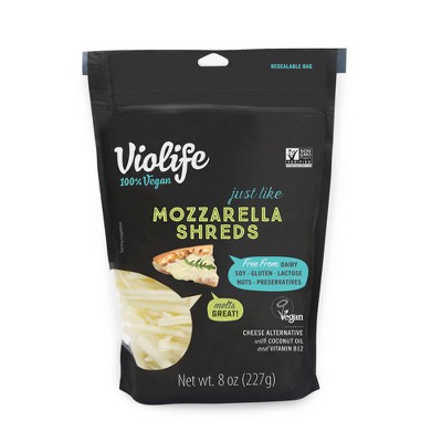 Violife Just Like Mozzarella Shreds Shredded Cheese, Dairy-Free Vegan