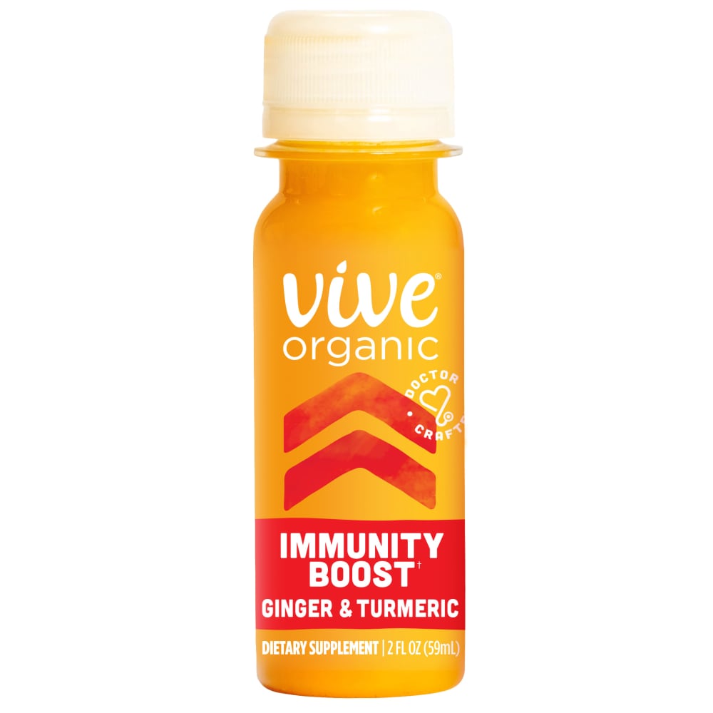 Vive Organic Immunity Boost Shot, Original Ginger and Turmeric Wellness Shot