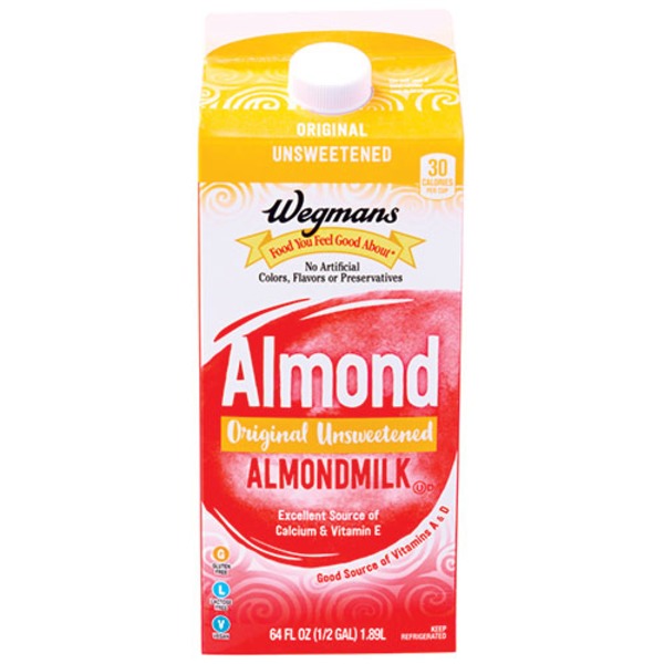 Wegmans Food You Feel Good About Original Unsweetened Almondmilk