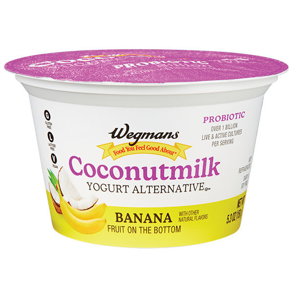 Wegmans Banana Fruit on the Bottom Coconutmilk Yogurt Alternative