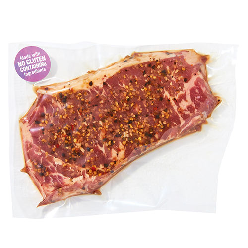 Wegmans Beef Strip Steak with Cracked Pepper