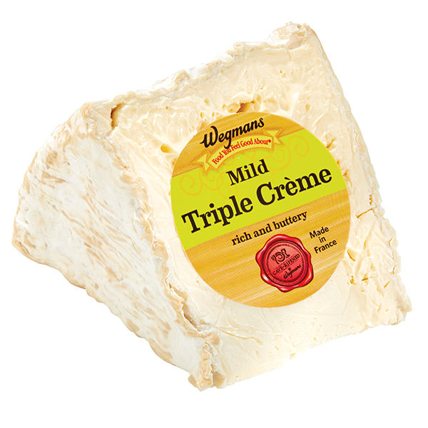 Wegmans Cave-Ripened Mild Triple Crème Cheese