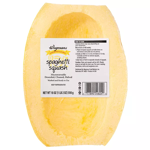 Wegmans Cleaned & Cut Microwaveable Halved Spaghetti Squash