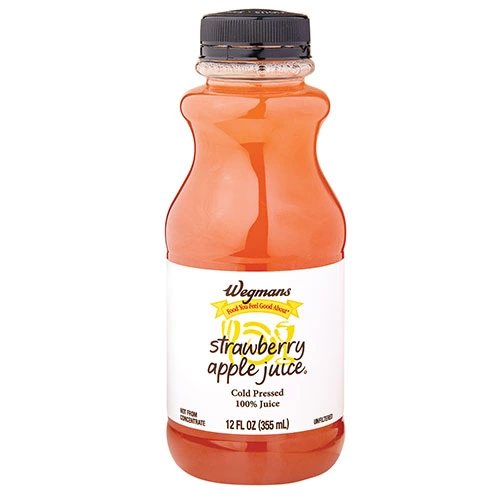 Wegmans Cold Pressed 100% Juice, Strawberry Apple