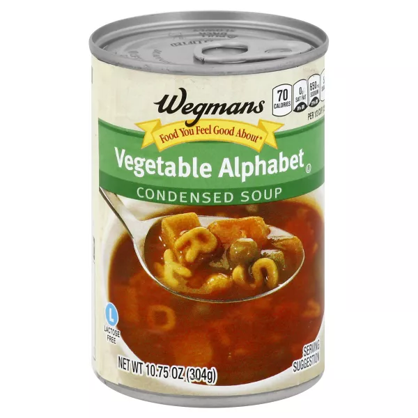 Wegmans Condensed Vegetable Alphabet Soup