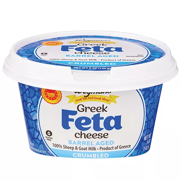 Wegmans Crumbled Barrel Aged Greek Feta Cheese