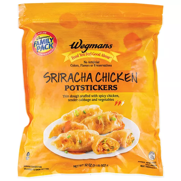 Wegmans Frozen Sriracha Chicken Potstickers, FAMILY PACK