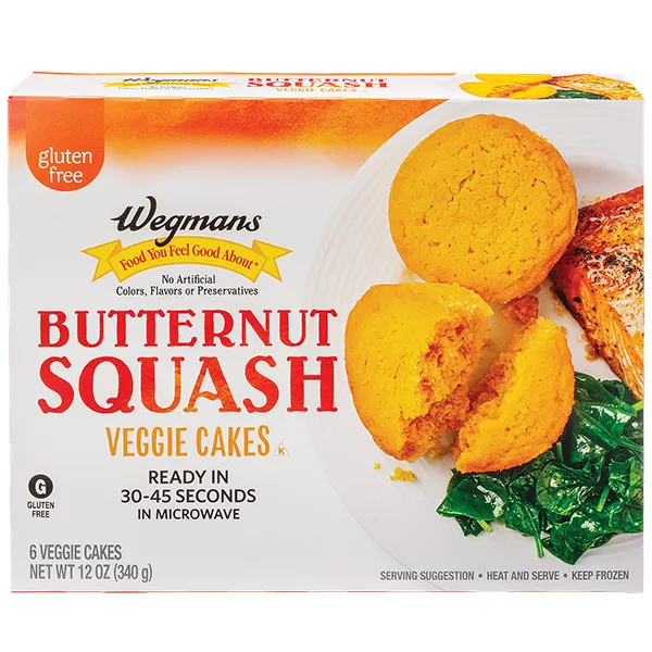 Wegmans Gluten Free Butternut Squash Veggie Cakes, 6 Count