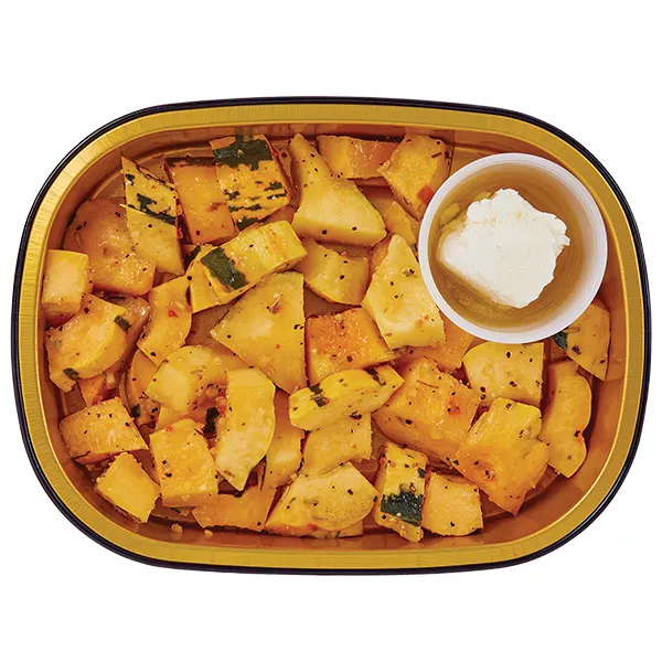 Wegmans Gold Pan Delicata Squash with Meredith Dairy Cheese & Rosemary Sage Seasoning, Ready to Cook