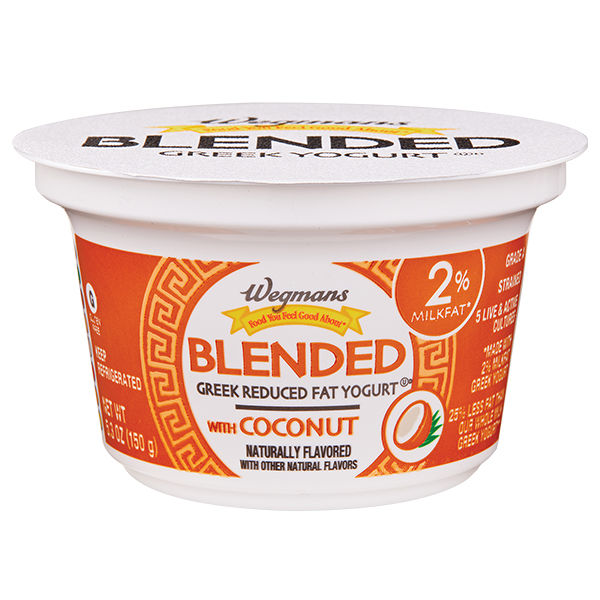 Wegmans Food You Feel Good About Coconut Blended Lowfat Greek Yogurt