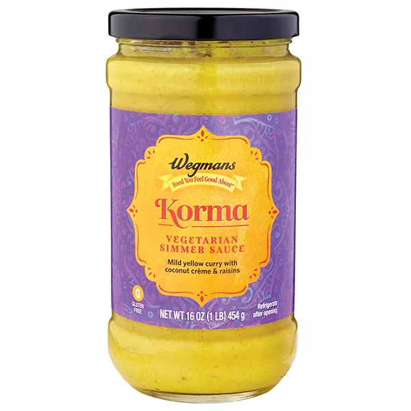 Wegmans Korma Vegetarian Simmer Sauce