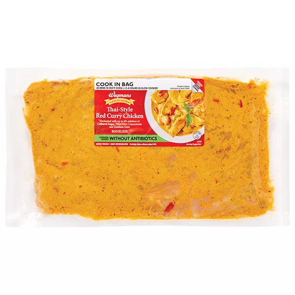 Wegmans Large Cook in Bag Thai-Style Red Curry Chicken, Raised without Antibiotics