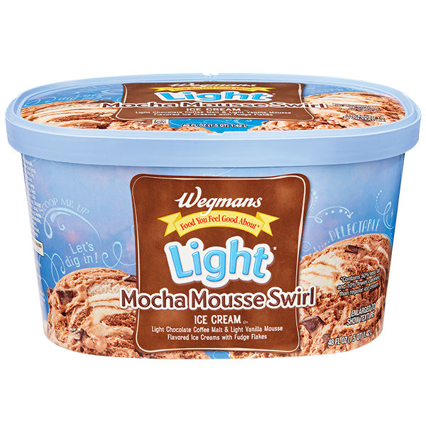 Wegmans Light* Mocha Mousse Swirl Ice Cream