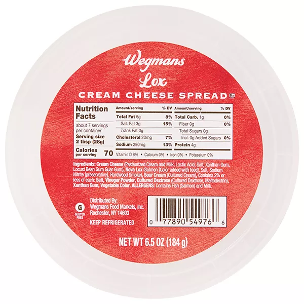 Wegmans Lox Cream Cheese Spread
