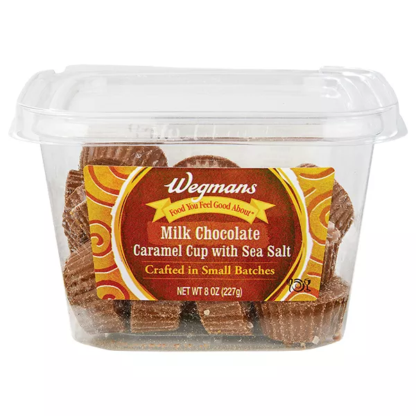 Wegmans Milk Chocolate Caramel Cup with Sea Salt