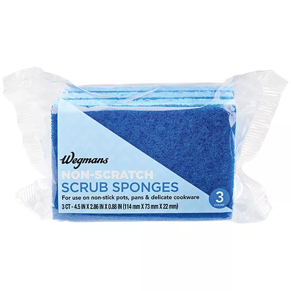 Wegmans Non-Scratch Scrub Sponges