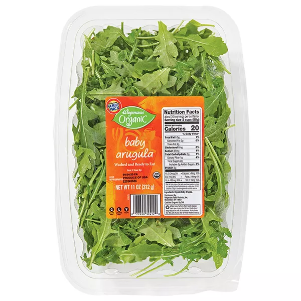 Wegmans Organic Baby Arugula, FAMILY PACK