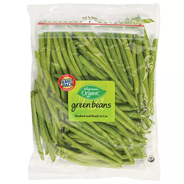 Wegmans Organic Green Beans, FAMILY PACK