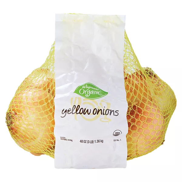 Wegmans Organic Onions, Yellow