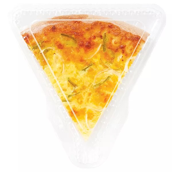 Wegmans Peppers & Onions Breakfast Pizza Slice