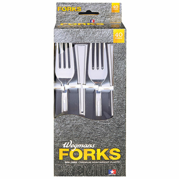 Wegmans Premium Heavyweight Plastic Forks