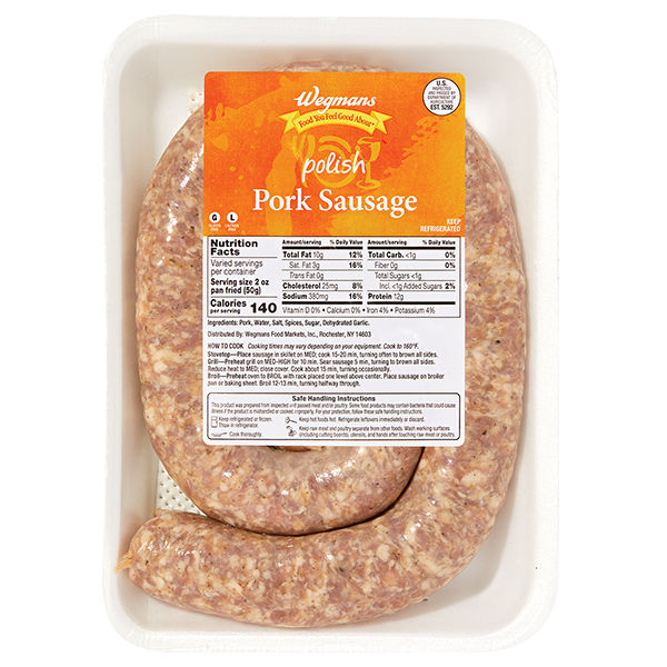 Wegmans Rope Polish Pork Sausage