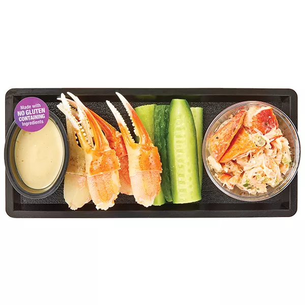 Wegmans Snow Crab Cool Delight with Lobster Salad Tray